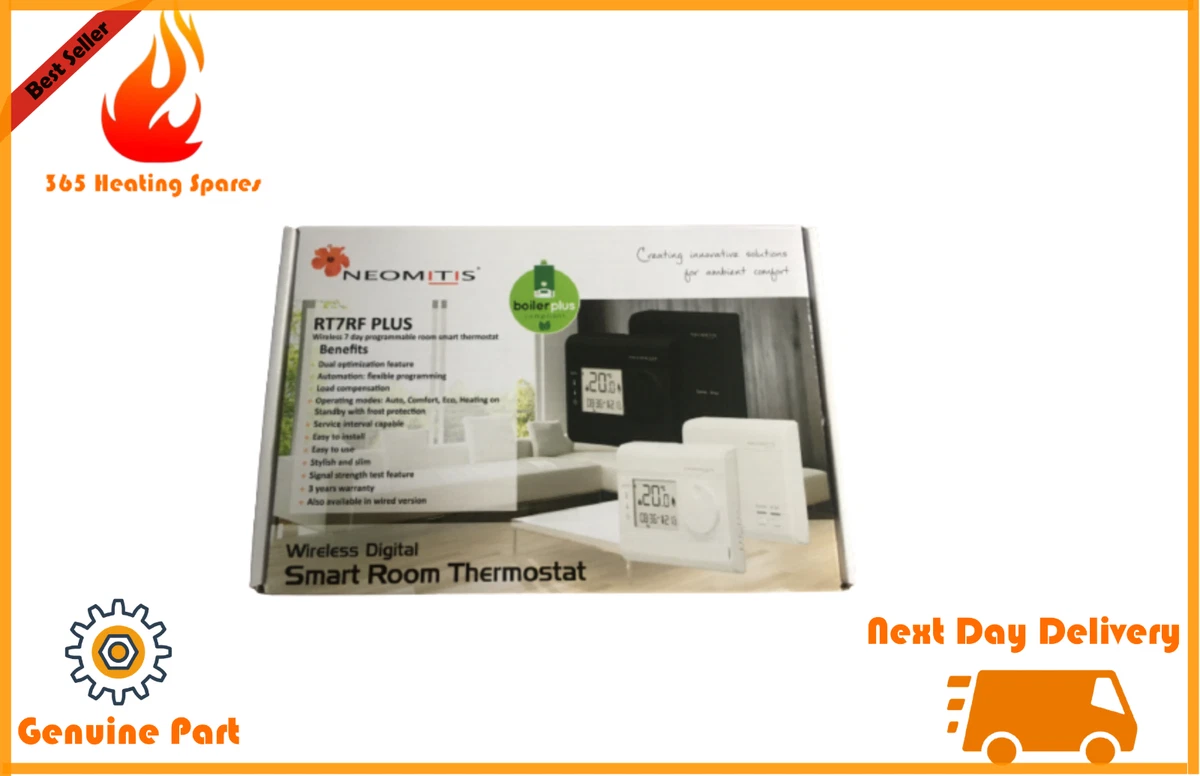 Neomitis RT7RF plus 7 Day Programmable Wireless Thermostat Boiler Plus  Genuine* 3760025250404 | eBay
