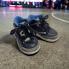 Nike Air Jordan BLUE Metallic Black Toddler Size 5C Vintage