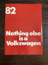 Vintage 1982 Volkswagen Quantum Sales Brochure Original Showroom Booklet