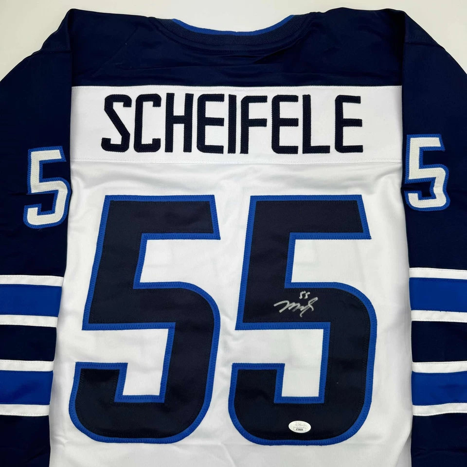 Autographed/Signed Mark Scheifele Winnipeg White Hockey Jersey JSA COA - Image 2 of 4