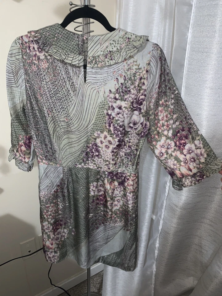 Vestido de seda floral Maison Mayle Valentina nuevo con etiquetas $995 Foto 3 de 4