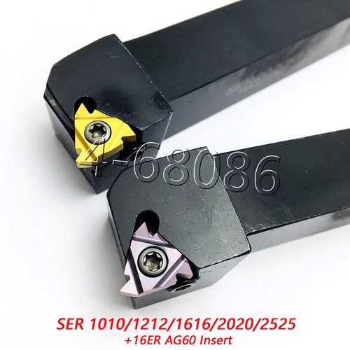 SER1212H16 thread holder external tool+16ER AG60 threading insert carbide insert - Picture 9 of 11