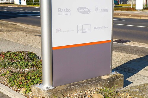 Werbepylon, Sonderdesign, abgerundete Ecken, H=3000 mm - Bild 3 von 8