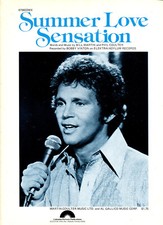 1974 Sheet Music  SUMMER LOVE SENSATION  Bobby Vinton  NEW Vintage 