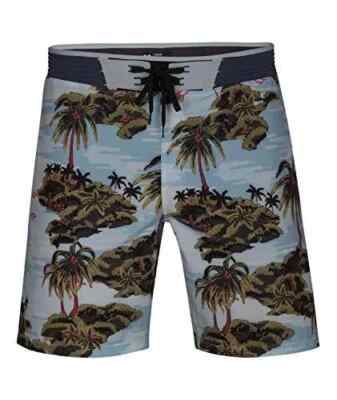 Hurley Phantom Flamingo Shorts Sz 32 Blue  Board Shorts Swimming  Sz 32