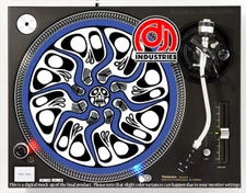 Skully - 7"-12" DJ slipmat for LP turntable record player 