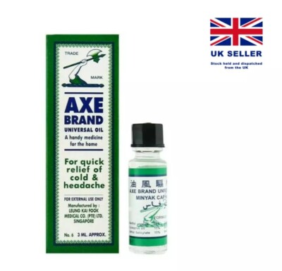 Schmerz- und Kopfschmerzlinderungsöl ACE BRAND schnell und schnell 3ml UK  