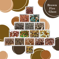 Brown Fire Glass