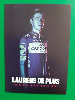 CYCLING cycling card LAURENS DE PLUS team QUICK STEP FLOORS 2018