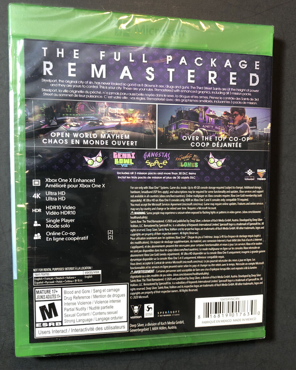 Saints Row: The Third Remastered - Xbox One, Xbox One