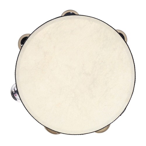 8 inch Musical Tambourine Handheld Tamborine Percussion Instrument for Party KTV - Picture 3 of 9