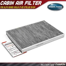 Activated Carbon Cabin Air Filter for Alfa Romeo Giulia 2017-2025 Stelvio 18-24