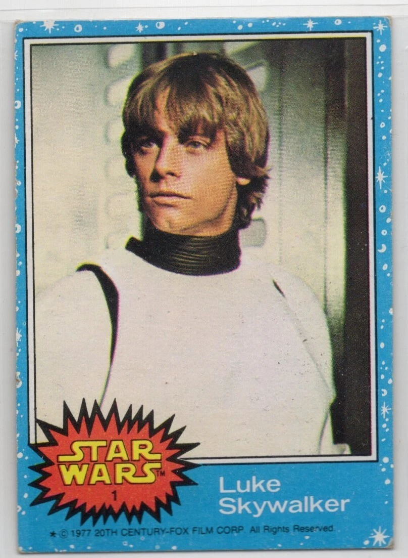 Star Wars Collectable Trading Card Singles 1977 Year Manufactured