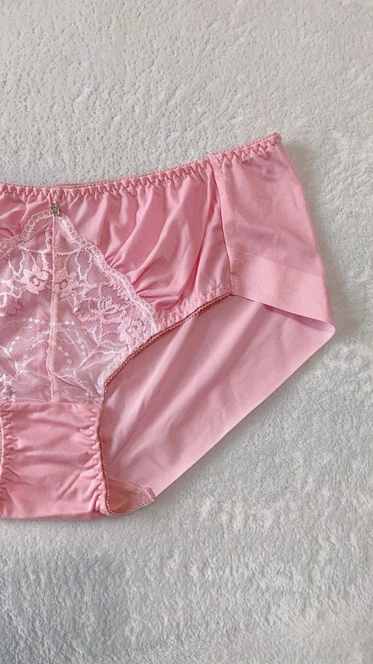 US-L/JP-3L Japanese Brand Wacoal High Quality Smooth Nylon Lace Trim Panties - Image 2 of 4