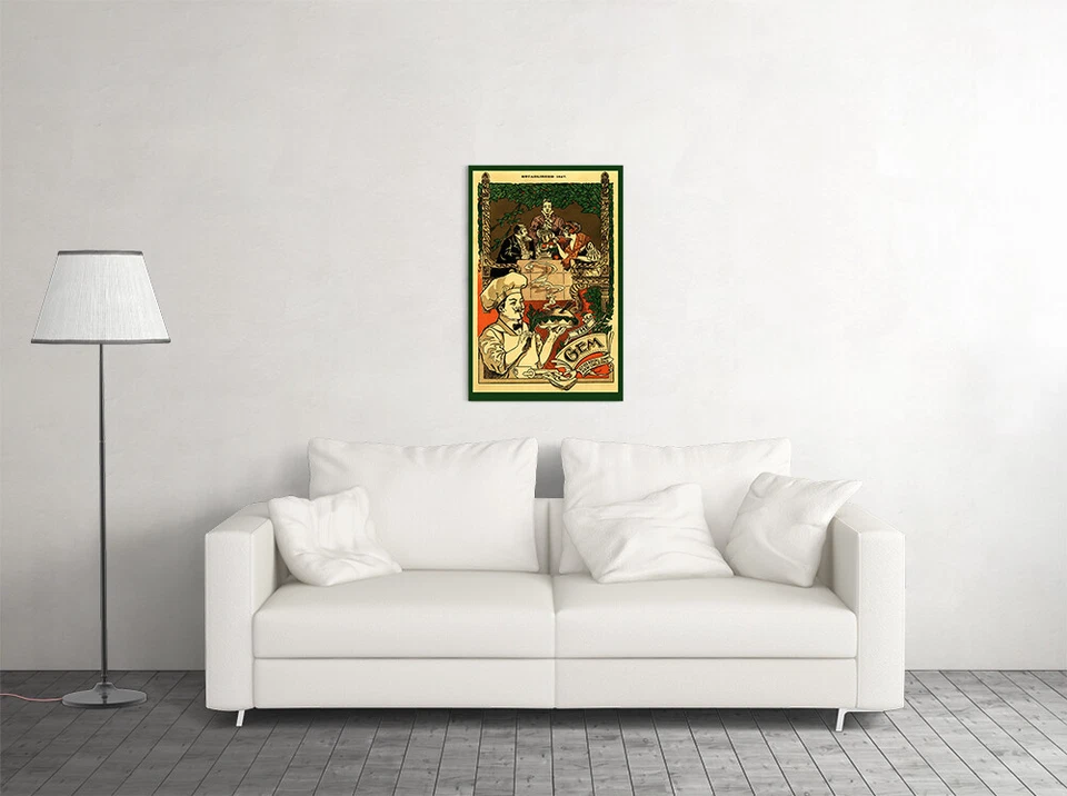 1847 Chef Cook Nueva Orleans Louisina Food Bar Vintage Arte Pared - PÓSTER 20x30 Foto 3 de 4