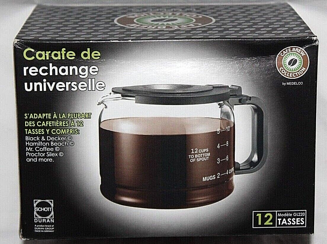 One All by Medelco 12Cup Universal Replacement Coffee Carafe Model