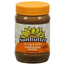 Sunbutter Natural Nut Butter No Sugar Added 16 oz Pack of 6