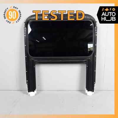11-18 Porsche Cayenne 958 Hybrid S Sunroof Guide Rail Frame Glass Track OEM
