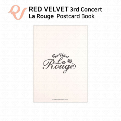 RED VELVET 3rd Concert La Rouge Postcard Book Irene Seulgi Wendy