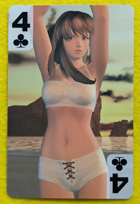 HITOMI 4 CLOVER DEAD OR ALIVE XTREME BEACH VOLLEYBALL PLAYING CARDS KOEI TECMO