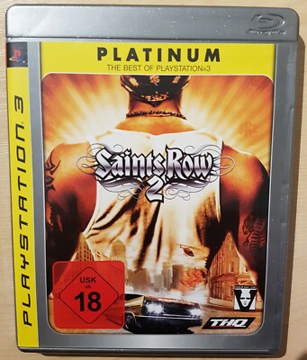 Saints Row 2 - Platinum Edition (PS3, Sony PlayStation 3, 2009)