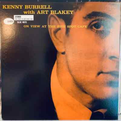 Kenny Burrell With Art Blakey On View At The Five Spot Cafe + INSERT Vinyl LP