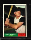 1961 Topps Dick Stuart- # 126- Pittsburgh Pirates- EX+/NM