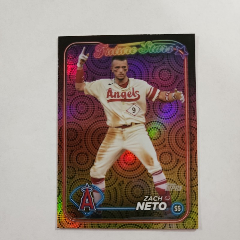 2024 Topps Series 2 Future Stars Zach Neto #545 Holiday Los Angeles Angels
