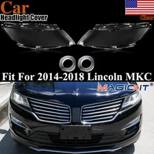Clear Front Headlight Headlamp Lens Cover Shell W Glue For 2014-18 Lincoln Mkc