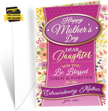 Religious Daughter Mother'S Day Card, Made in America, Eco-Friendly, Thick Card