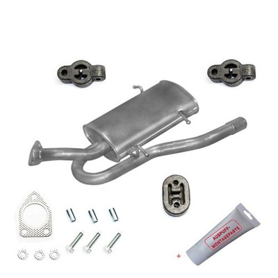 Endschalldämpfer Auspuff für Mitsubishi Space Wagon 2.0 Turbo Diesel+Zubehör