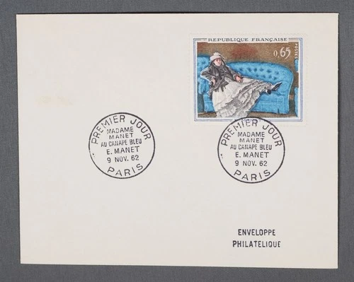 MayfairStamps France FDC 1962 Monet Painting First Day Cover aax_59869