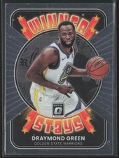 2021-22 DONRUSS OPTIC #14 DRAYMOND GREEN WINNER STAYS GOLDEN STATE WARRIORS