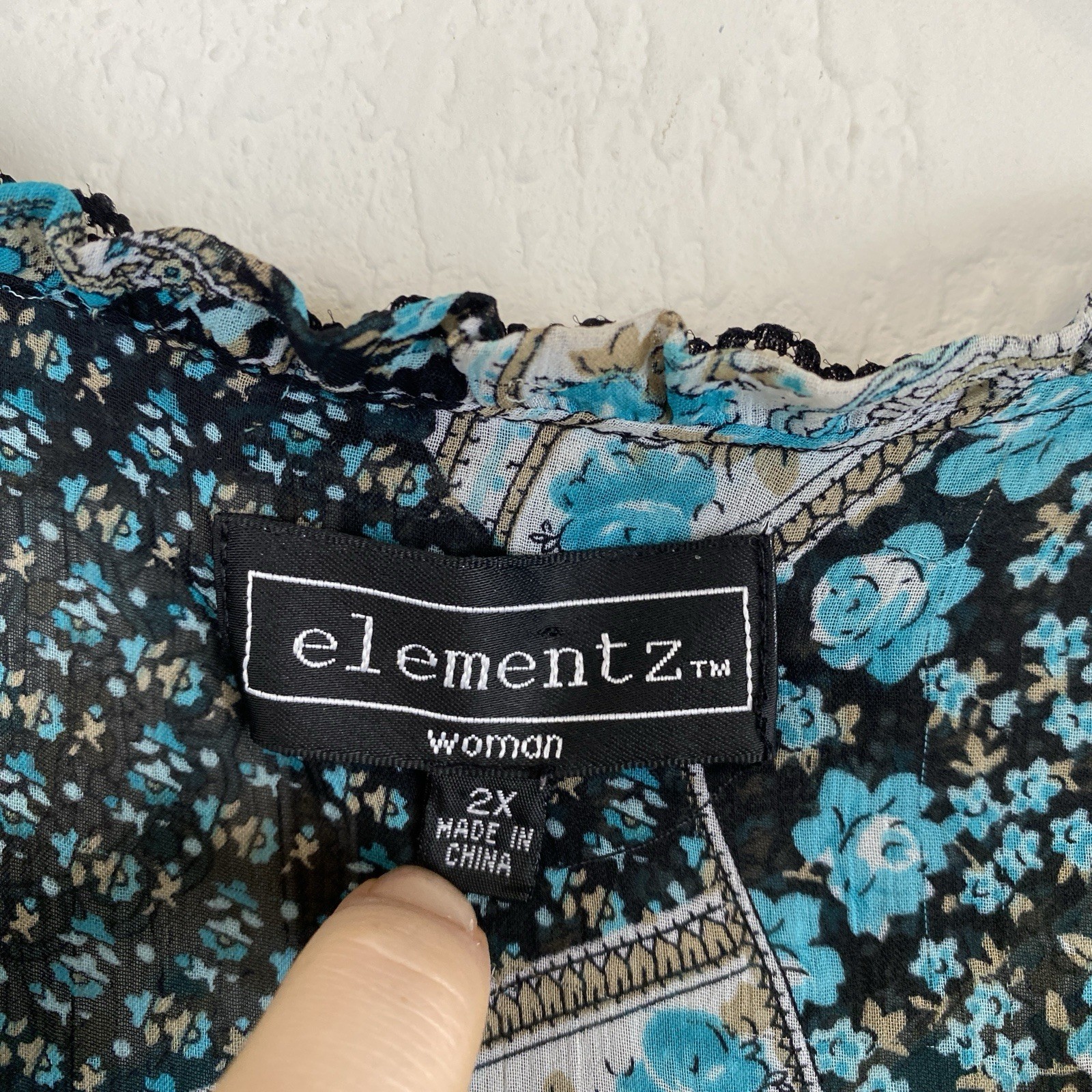 Elementz 2x Patchwork Tunic Top Cottage Core Boho… - image 2