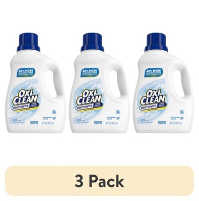 Laundry Whitener Stain Remover Liquid 66 oz Oxygen Cleaner Whites 3 Pack