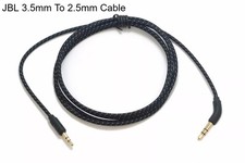 1pc For JBL 3.5mm To 2.5mm Earphone Hole Nylon Mesh Anti-winding Earphone Cable