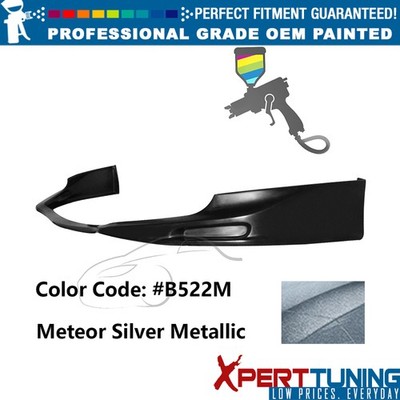Fits 09-10 Acura TSX JDM Style Painted #B522M Silver Front Lip Lower Spoiler PU