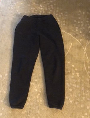 Set Active black 100% cotton Sweatpants joggers size small