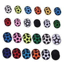 48Pcs Soccer Ball Embroidered Patches, Sports Iron and 48PCS Soccer Ball Set