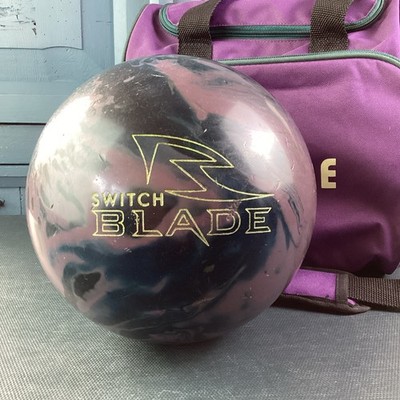 Hammer Switch Blade 14 Pound Bowling Ball Purple Black w/ Bag