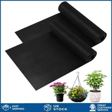 Professional Black Felt Planter Liner Rolls for Flower Pots 30x300cm 2 Pack