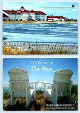 2 Postcards SHEBOYGAN, Wisconsin WI ~ BLUE HARBOR RESORT Lake Michigan 4"x6"