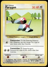 Porygon 39/102 Uncommon Base Set Unlimited Pokemon Near Mint