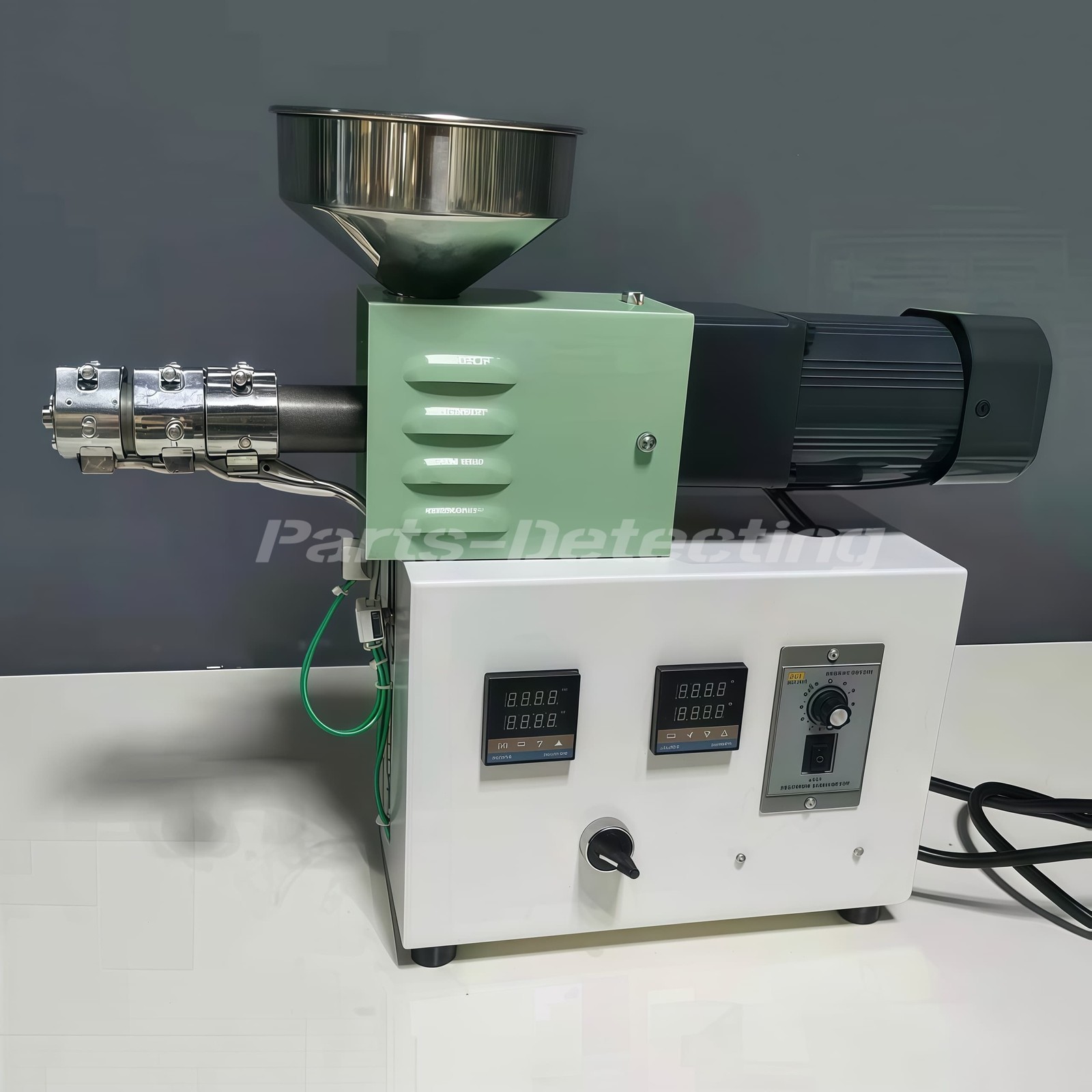 220V Plastic Desktop Injection Molding Machine Single Screw Extruder