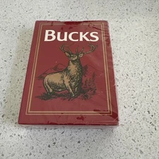 Vintage Bucks Playing Cards 1990 Philip Morris Cigarette Advertising Deer - New
