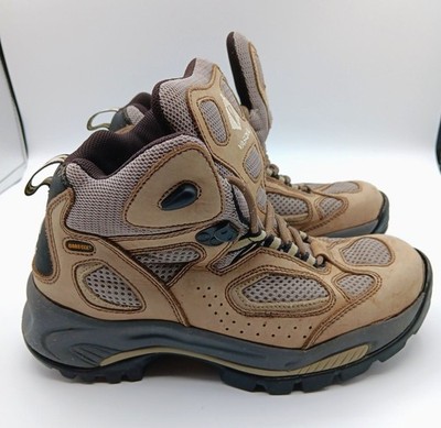 Vasque Boots Breeze Wn 8 Tan Leather Vibram Waterproof Gore-Tex Hiking Outdoor