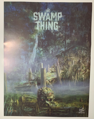 SWAMP THING DC Universe TV Poster 24x18 SDCC 2019 Exclusive Condition Pics