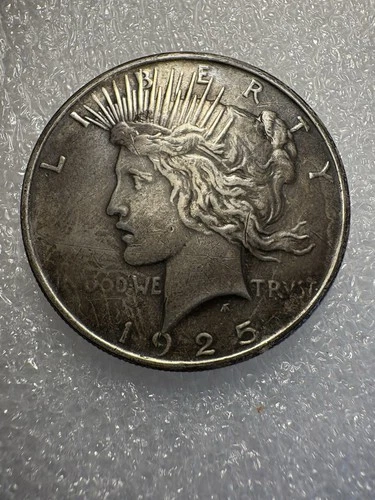 1925 Peace Dollar $1 Silver Coin Circulated Business Strike US