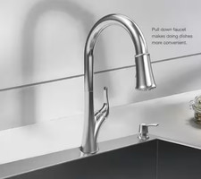 Glacier Bay Pull-Down Kitchen Faucet HD67830-0004 With Soap Dispenser