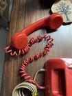 Vintage Retro Red Rotary Dial Telephone 70’s, AWA802. 